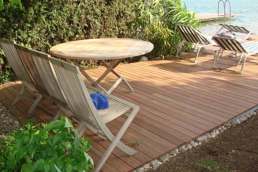 Holzterrasse Iroko 14