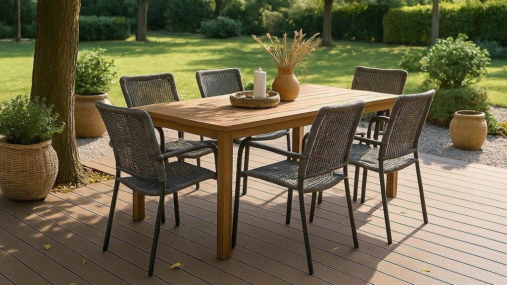 WPC-Terrasse unter Laubbäumen – Fluch oder Vorteil?