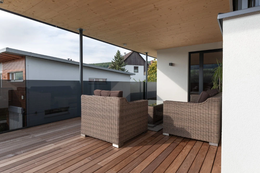Holzterrasse Iroko F Kre 1